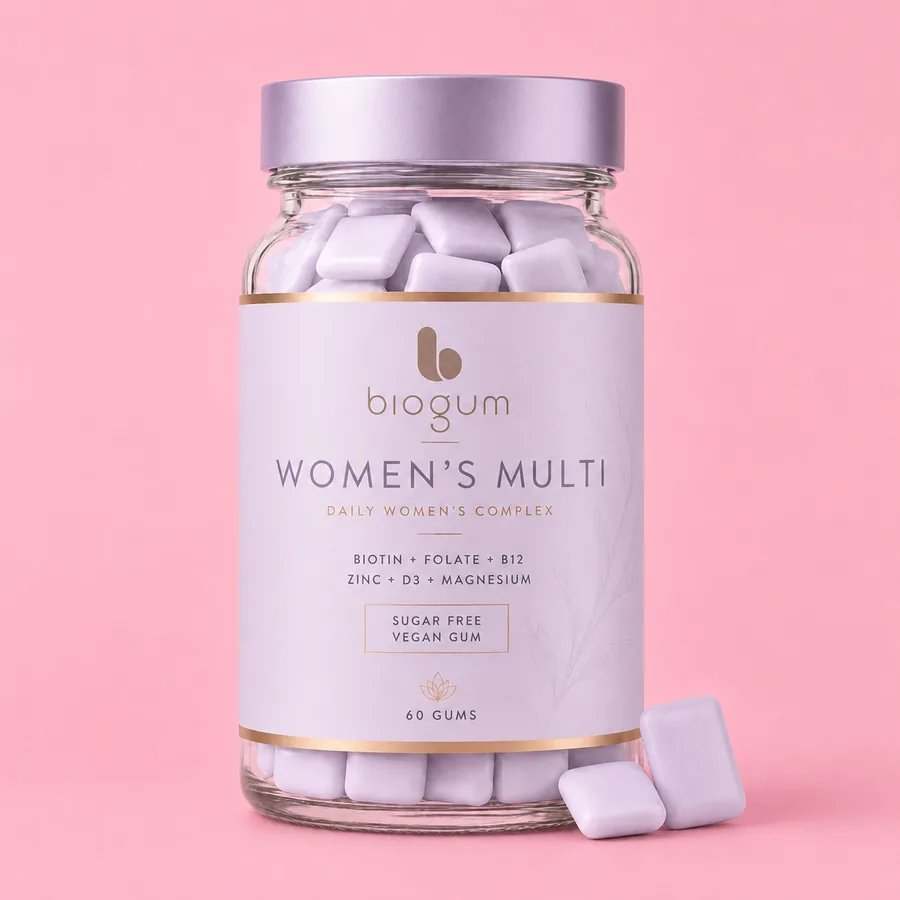 BioGum — функціональна жувальна гумка з жіночим мультивітамінним комплексом