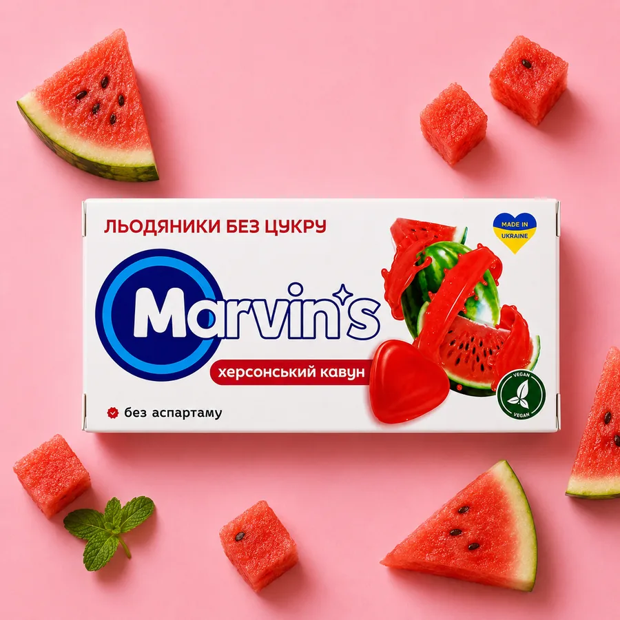 Marvin's льодяники без цукру, херсонський кавун